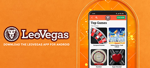 LeoVegas mobil app top games